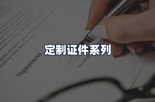 定制证件系列